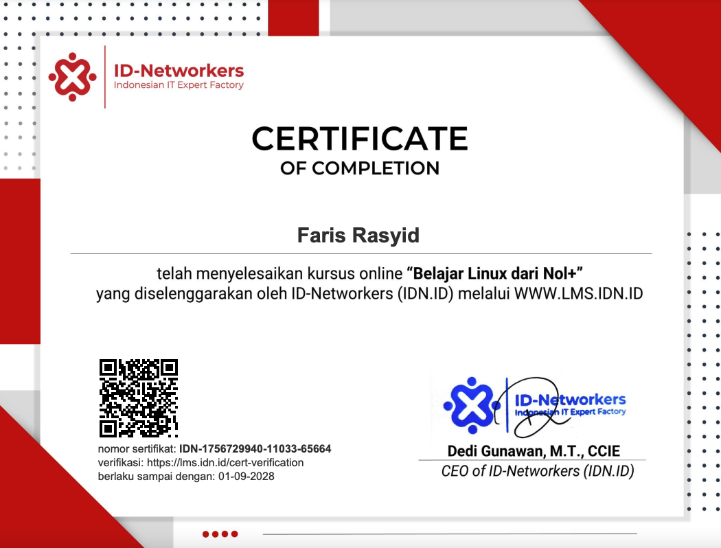 Belajar Linux Dari Nol
