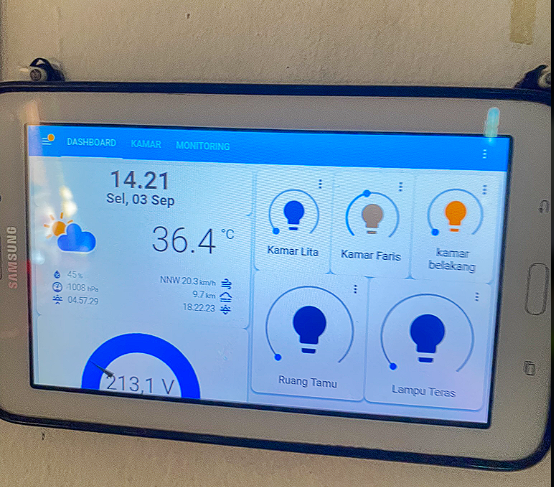 Implementasi Dashboard Control IoT For Home