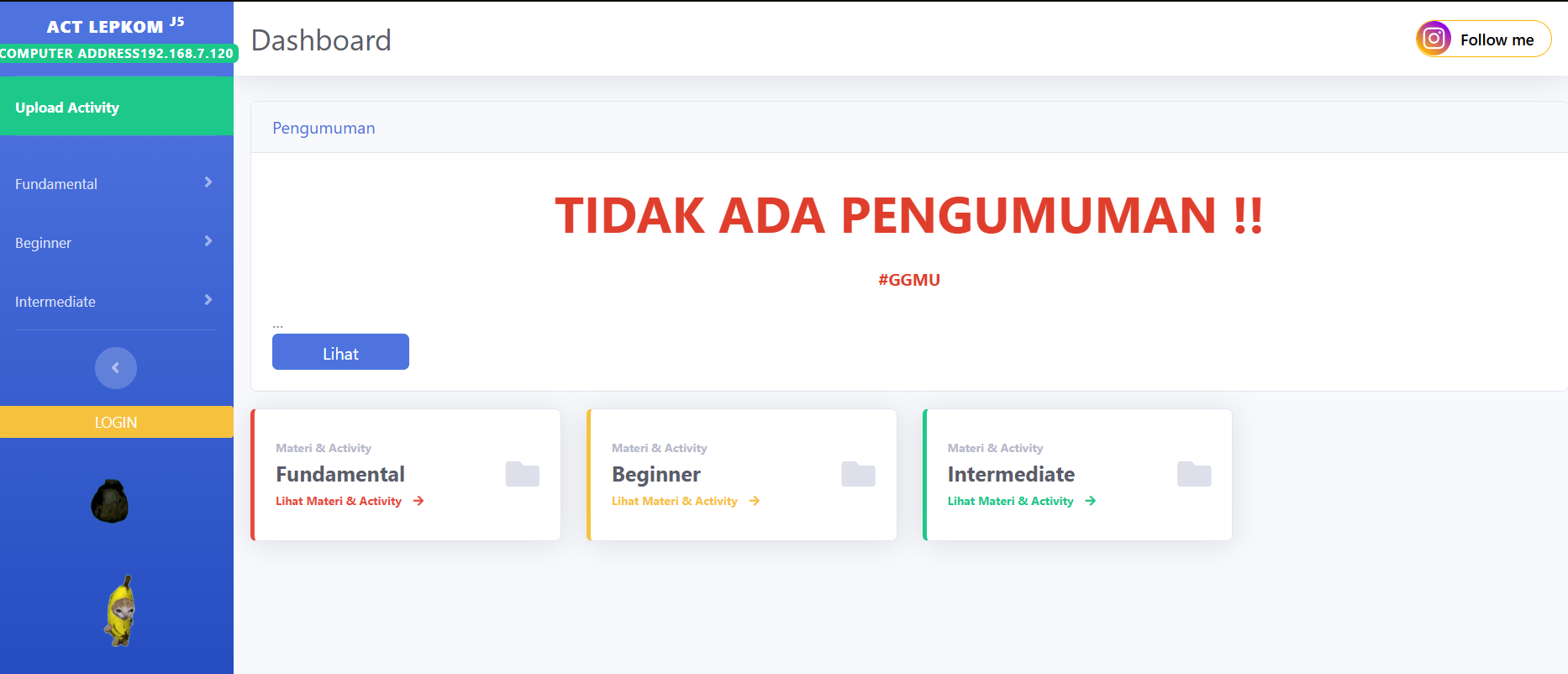 Implementasi LMS Lepkom J5